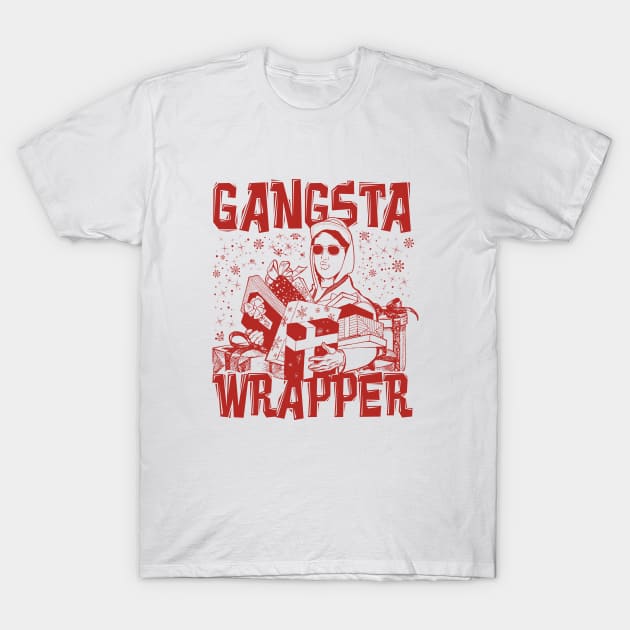 Gangsta Wrapper T-Shirt by manospd